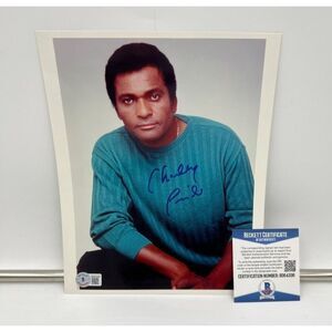 Charley Pride Signed Autographed Photo With Beckett COA Country Music